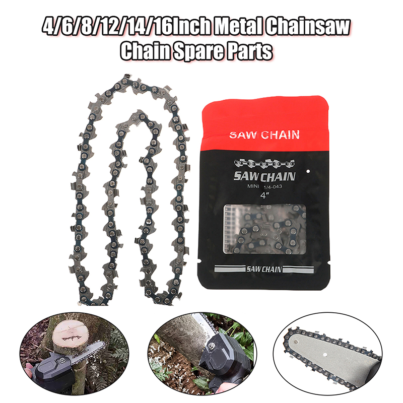 Mini Electric Chainsaw 6 Inch - Suku Cadang Rantai Gergaji Logam Baru