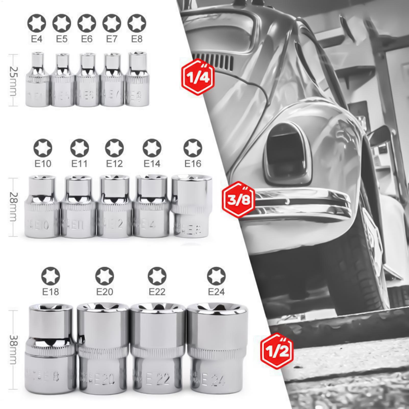 Hand Tools - Set Soket Portabel Multifungsi Tahan Banting