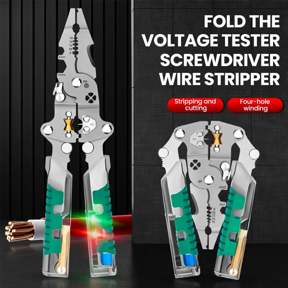 Automatic Wire Stripper Cutter - Foldablbe Tang Pengupas Kawat Tang Crimping