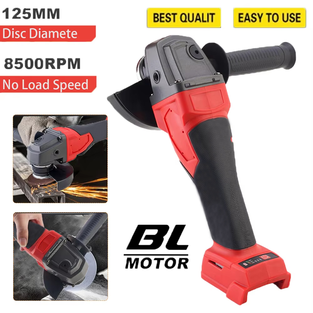 Brushless Angle Grinder Battery Powered - Gerinda Sudut Listrik 125mm 3 Kecepatan