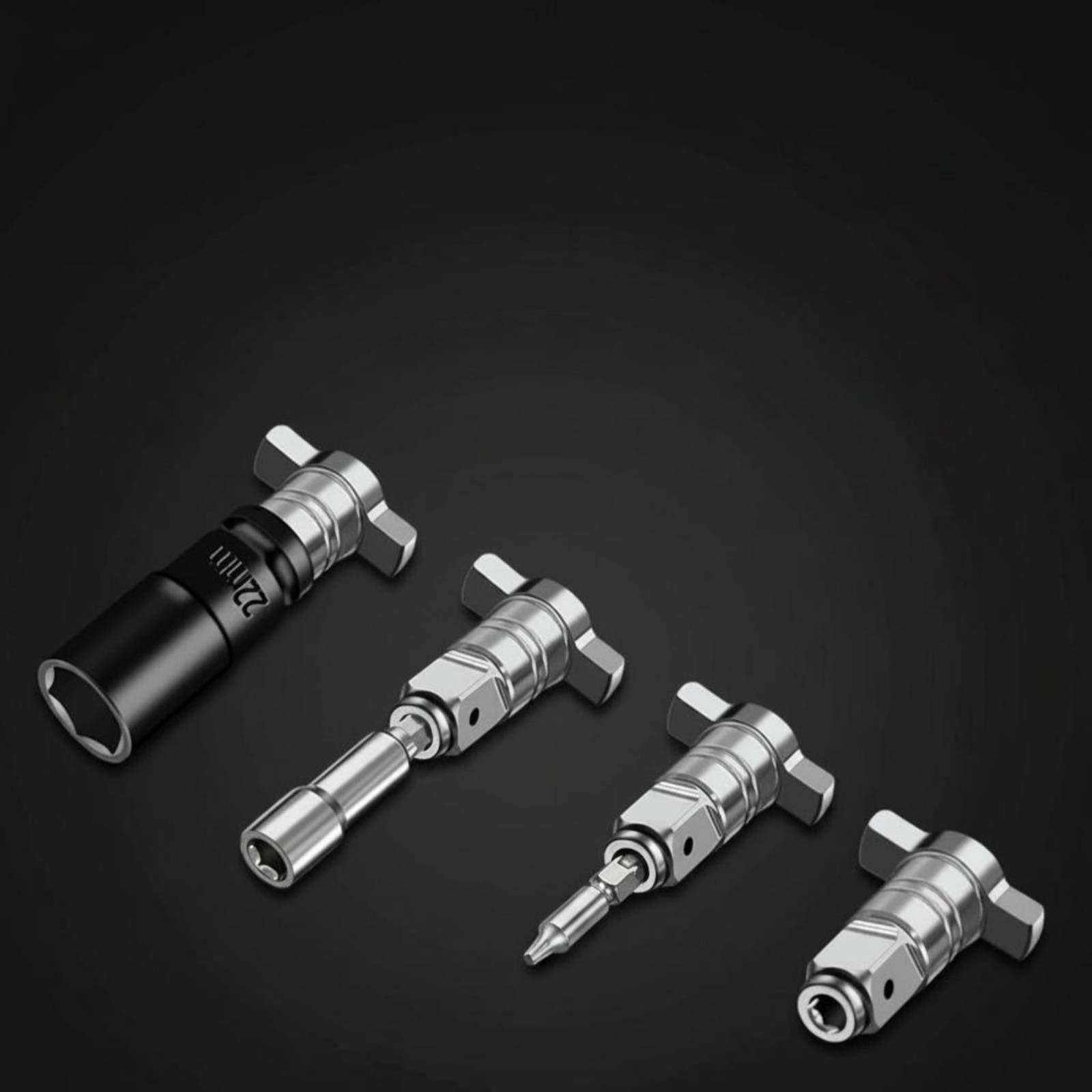 Electrical - Adaptor Persegi ke Hex, Adaptor Kunci