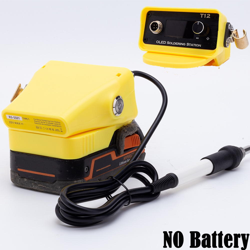Digital Soldering Station T12 - Digital T12 Besi Solder Tanpa Kabel