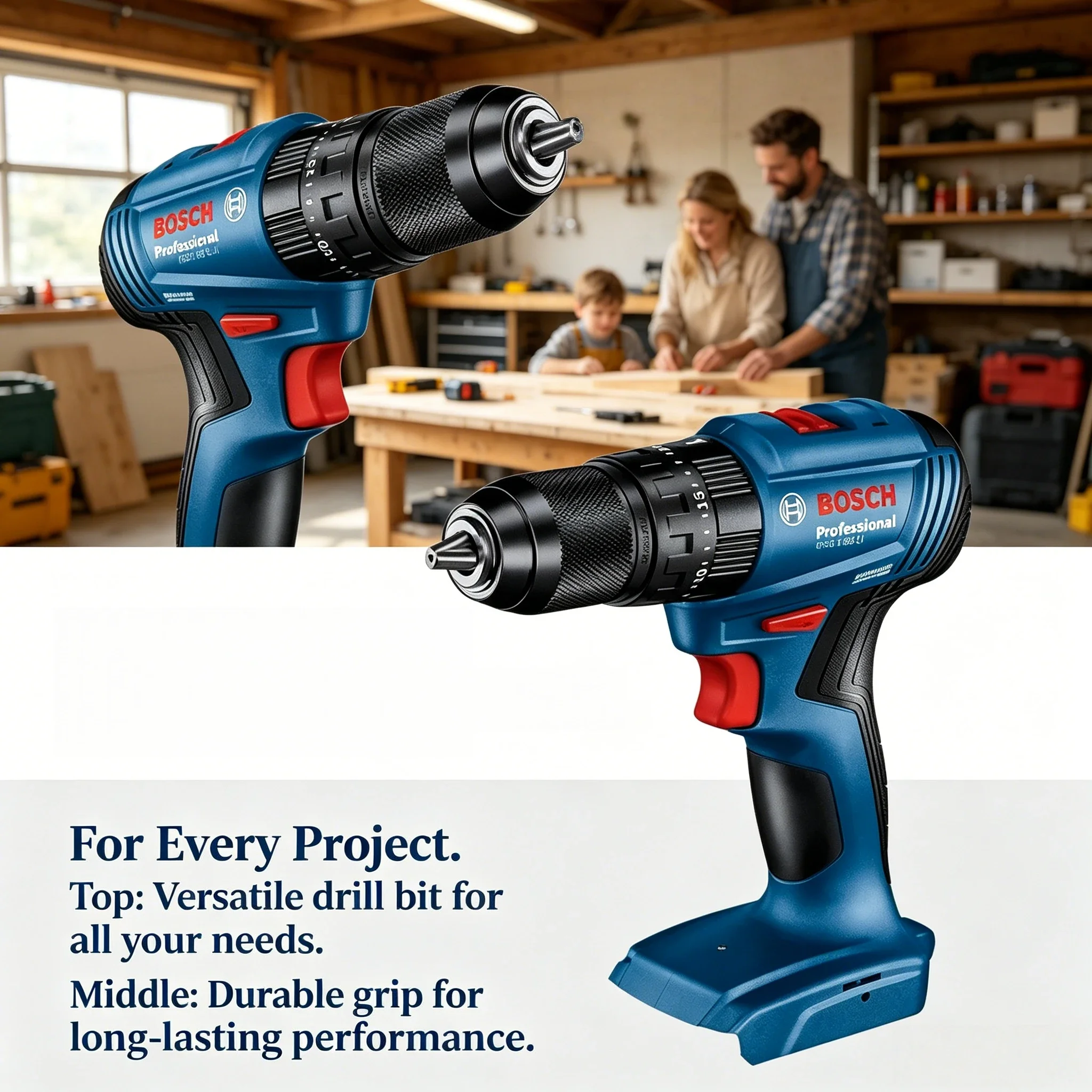 Brushless Cordless Electric Drill 18V - Bosch GSB 185-LI 18V Bor Impact