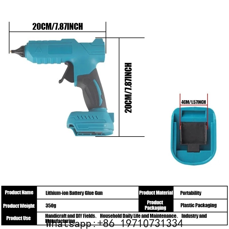 Pistol Lem Panas Elektrik Tanp - Hot Melt Glue Gun Cordless ulasan dan harga