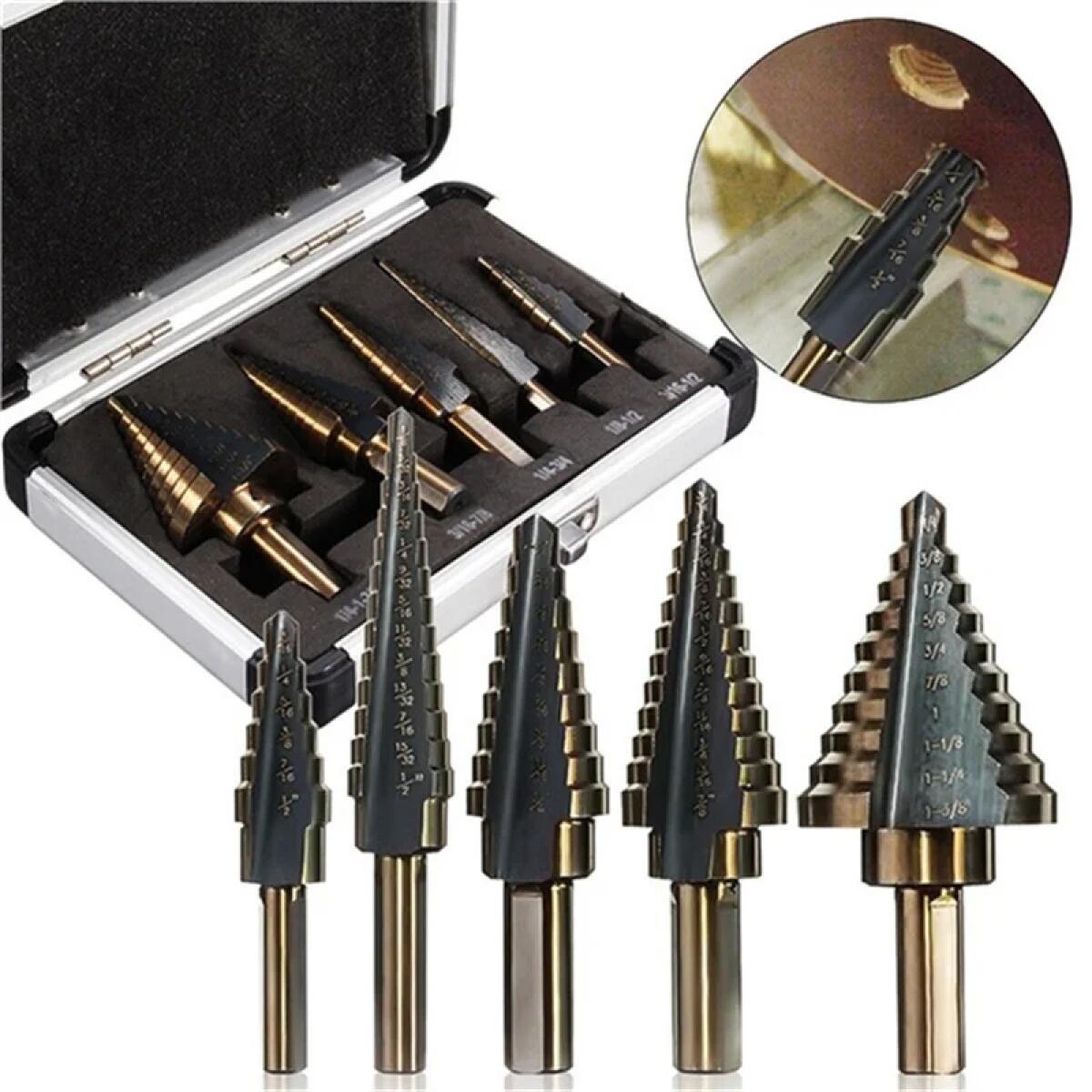 5 Buah Set Mata Bor Cobalt HSS - Hardware ulasan dan harga