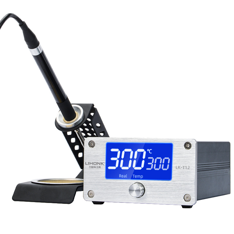 Stasiun Penyolderan T12: Alat  - Digital Soldering Station T12 ulasan dan harga