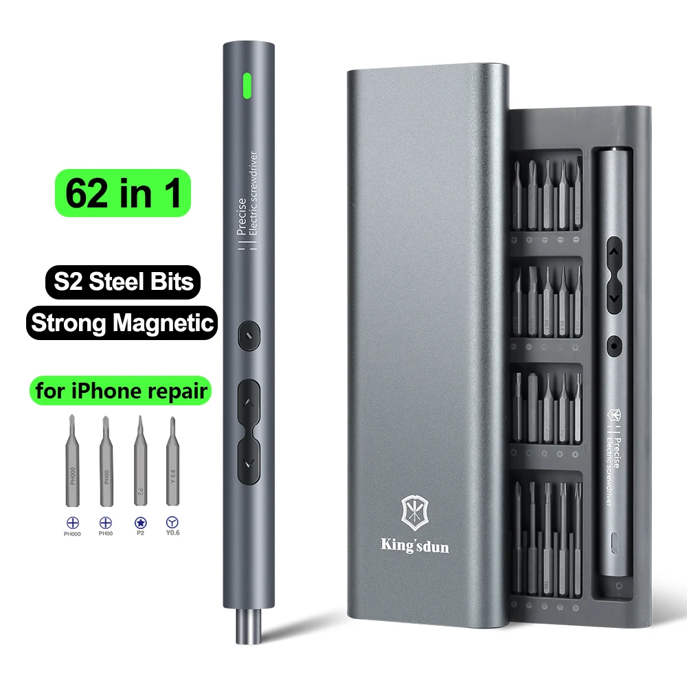 Set Obeng Elektrik Presisi 62/ - Electric Screwdriver Rechargeable Usb ulasan dan harga