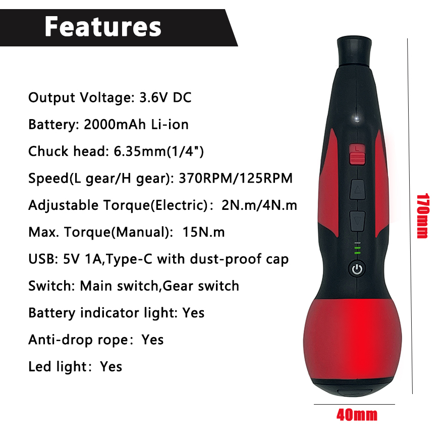 Bor listrik Mini 3.6v model is - Electric Screwdriver Rechargeable Usb ulasan dan harga