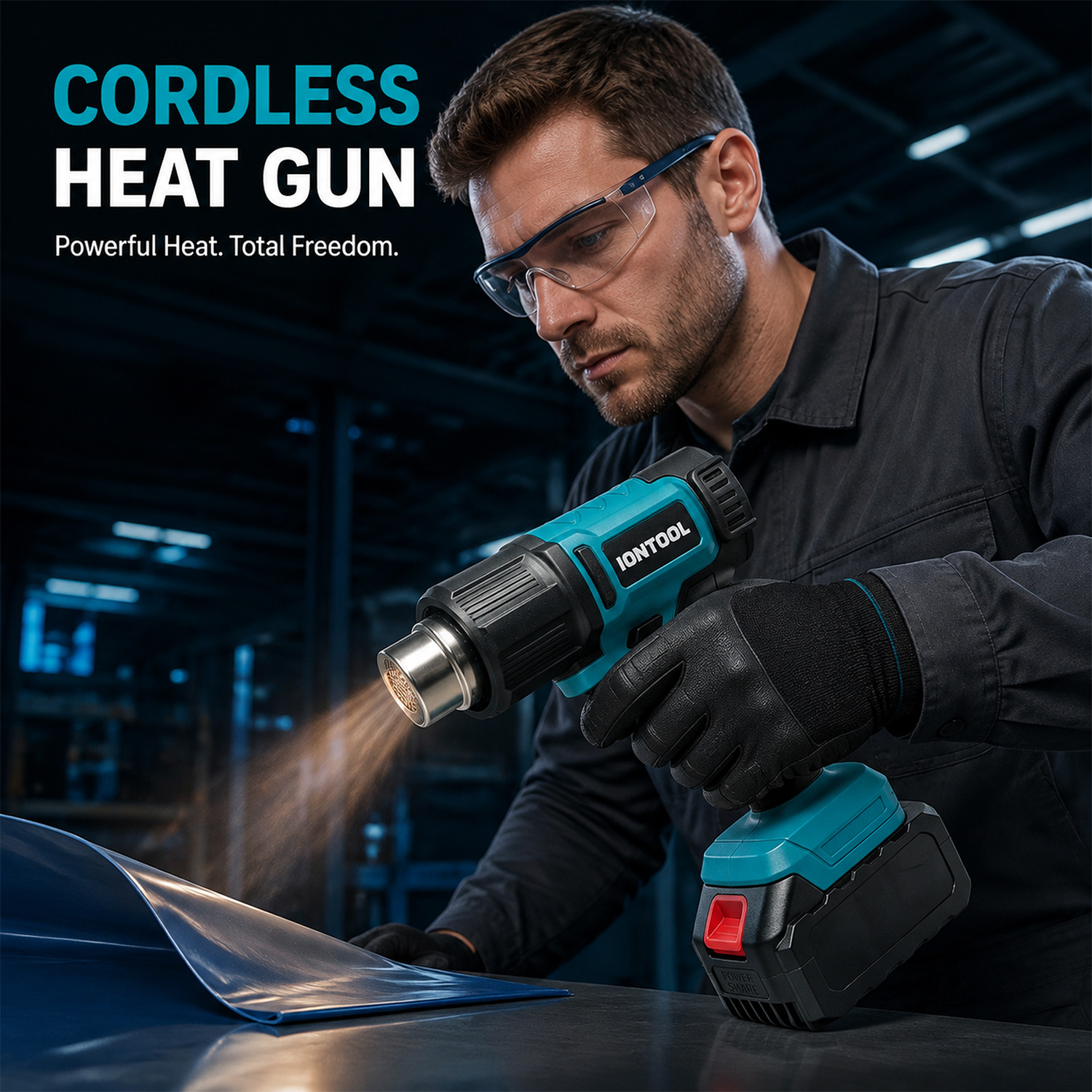 IONTOOL 550 ℃   250/500LPM Hea - Cordless Heat Gun For Shrink Tubing ulasan dan harga