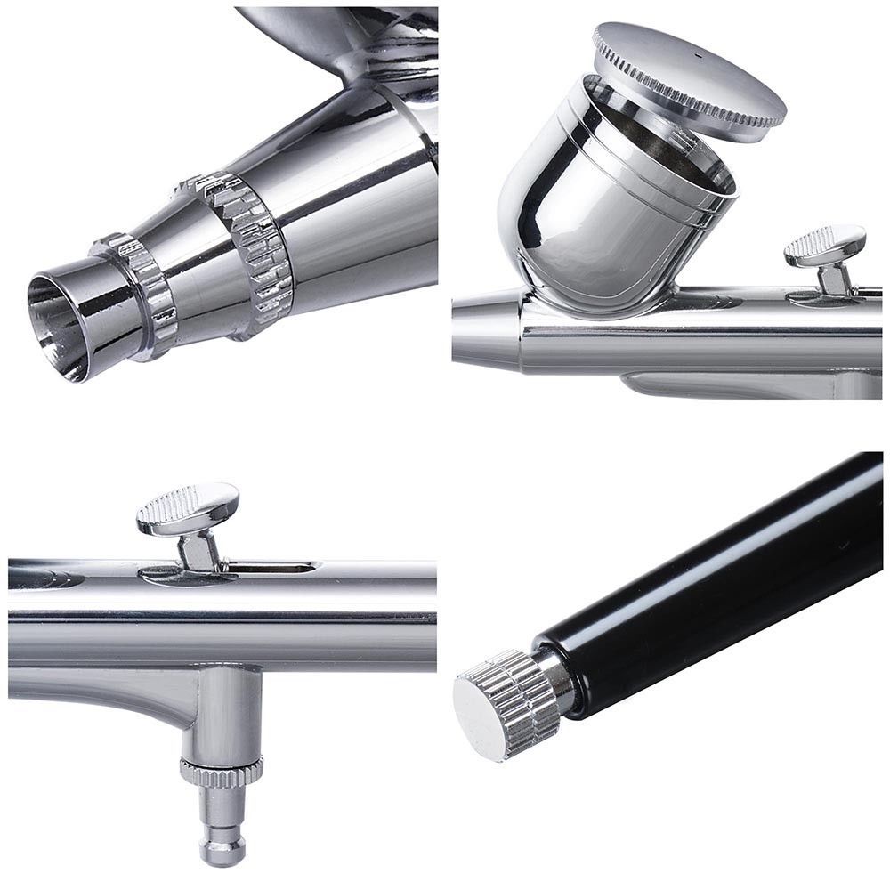 Gravity Set cat semprot kuku M - Airbrush Kit With Mini Compressor ulasan dan harga