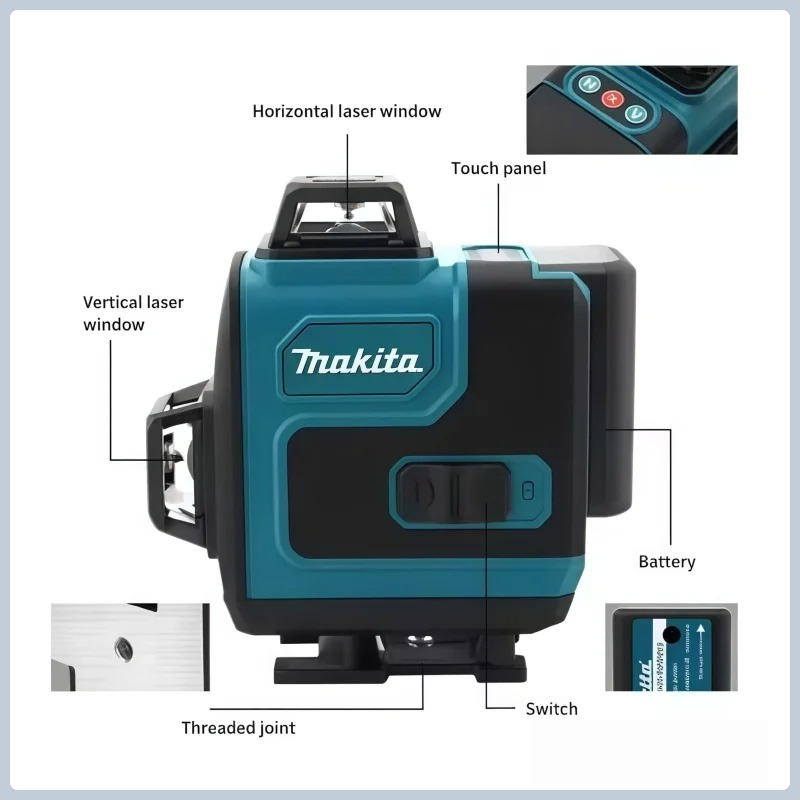 Baterai Makita Safe Multi-prot - Laser Level 16 Lines 4D Green ulasan dan harga