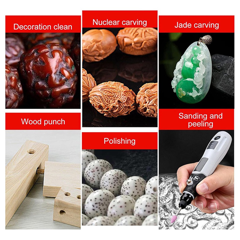 SHGO Mini untuk Kit Grinder Ro - Cordless Rotary Tool Kit Accessories ulasan dan harga