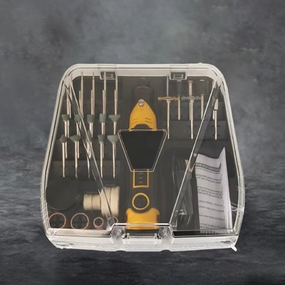 Set Alat Rotary Mini Tanpa Kab - Cordless Rotary Tool Kit Accessories ulasan dan harga