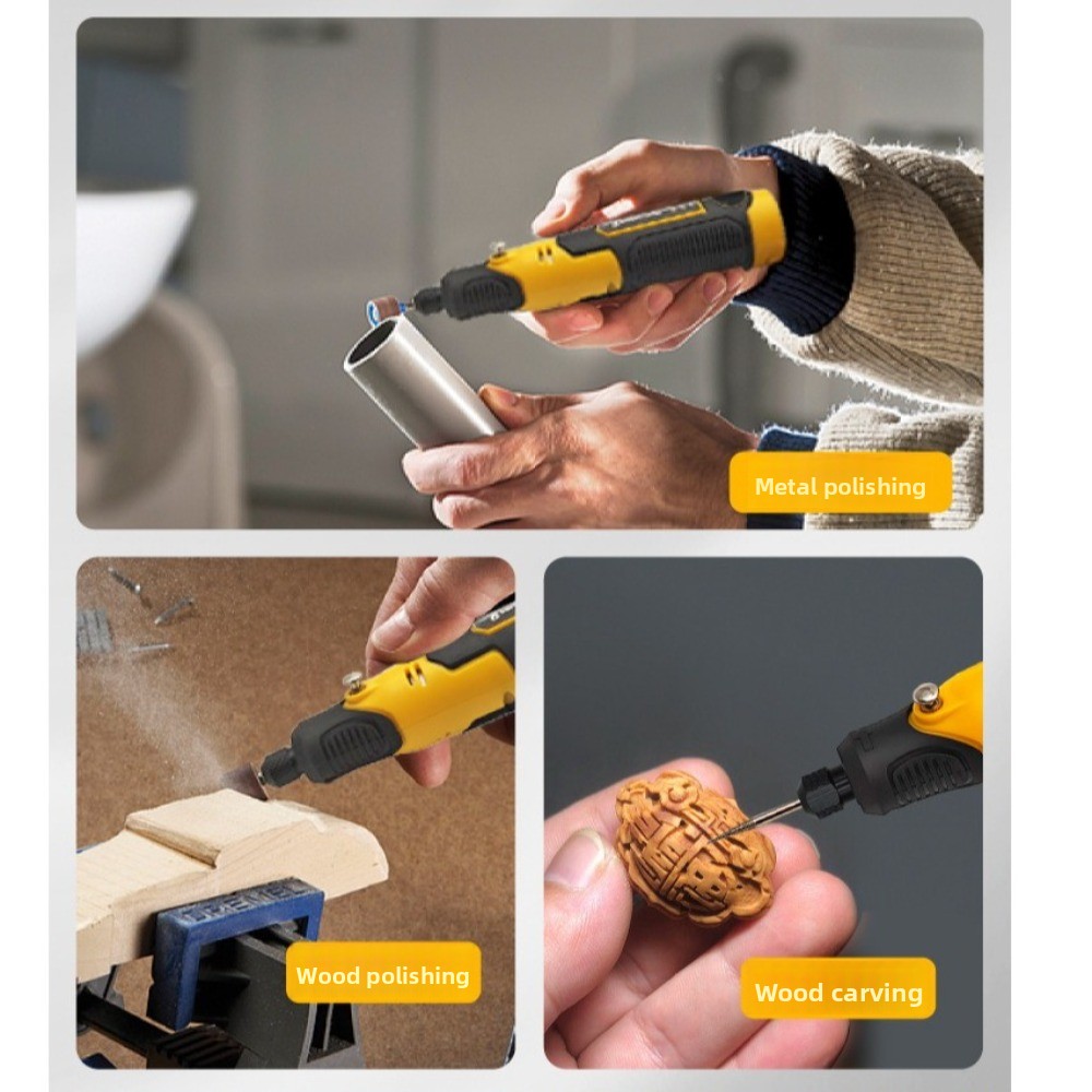 Set Alat Rotary Mini Tanpa Kab - Cordless Rotary Tool Kit Accessories ulasan dan harga