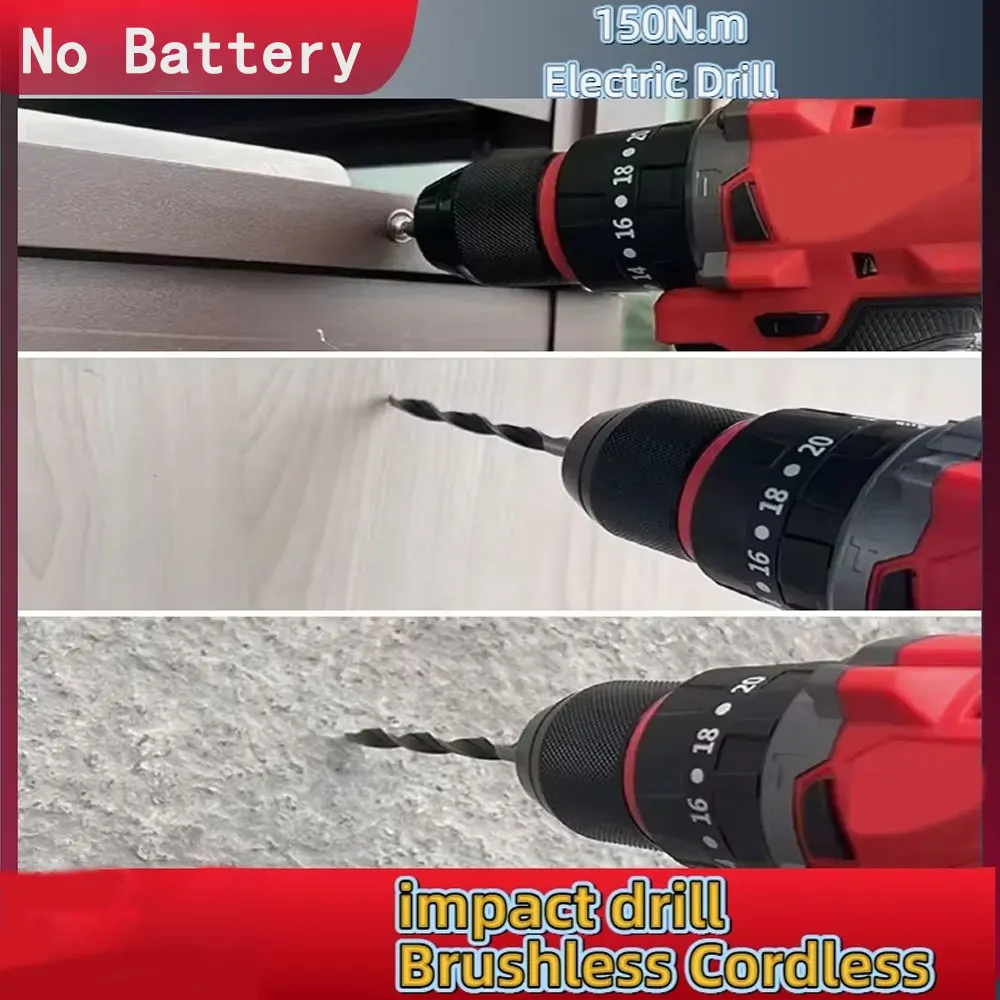 Bor Impak Listrik Tanpa Sikat  - Brushless Cordless Electric Drill 18V ulasan dan harga