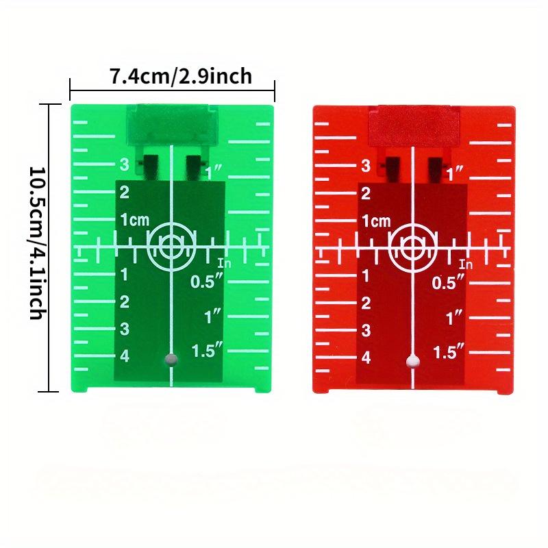 1 Buah Pelat Kartu Target Lase - Laser Level 16 Lines 4D Green ulasan dan harga
