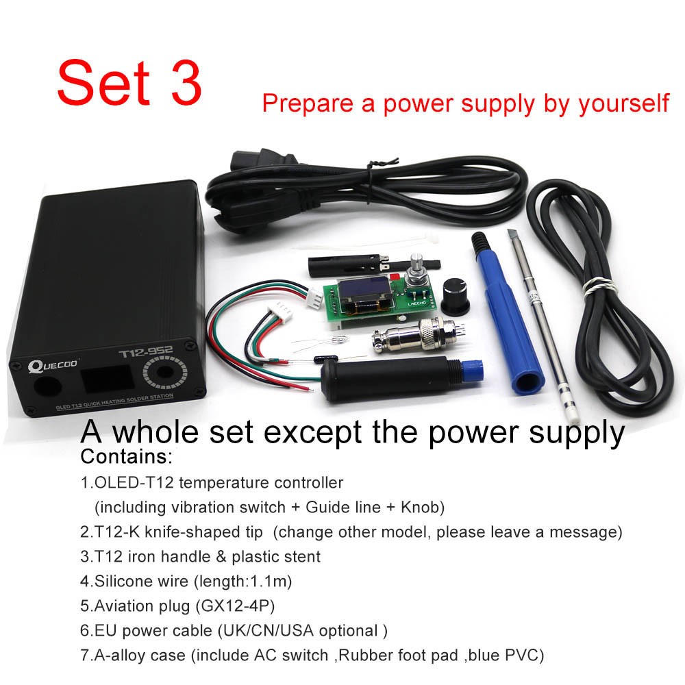 T12 STC-OLED Solder Besi DIY P - Digital Soldering Station T12 ulasan dan harga