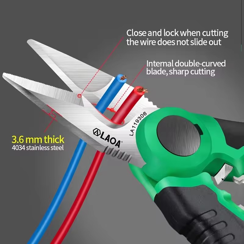 Gunting Listrik LAOA 6/7/8 Inc - Automatic Wire Stripper Cutter ulasan dan harga
