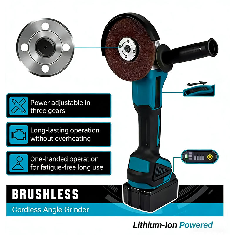 Makita DGA404 Mesin Gerinda Su - Brushless Angle Grinder Battery Powered ulasan dan harga