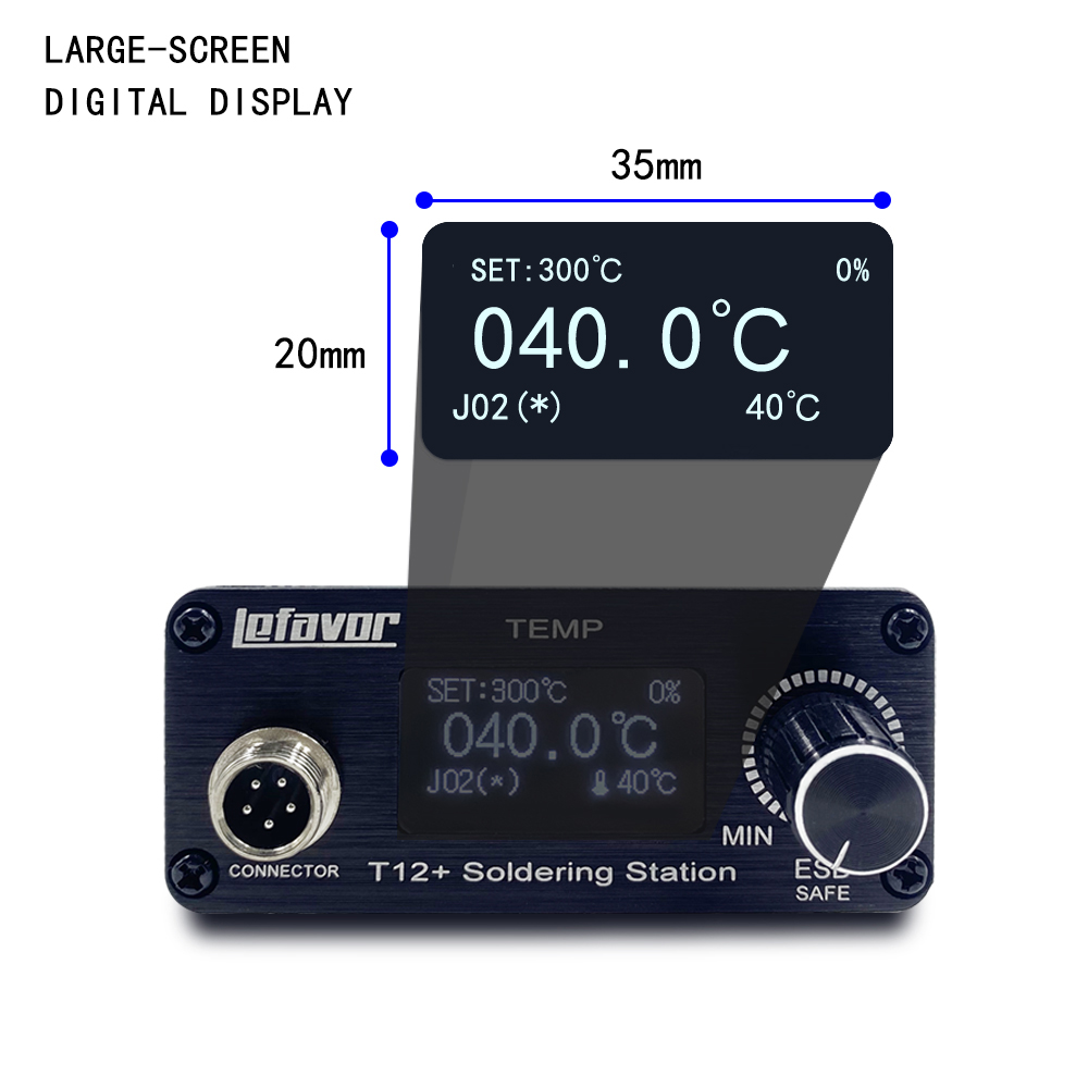 T12 + Stasiun Solder Besi 1.3  - Digital Soldering Station T12 ulasan dan harga